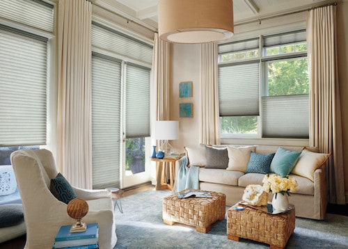 Fabric Window Shades & Drapery Complete the Window Fashions Look