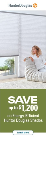 Save up to $1200 with a New Federal Tax Credit on Energy-Efficient Hunter Douglas Shades